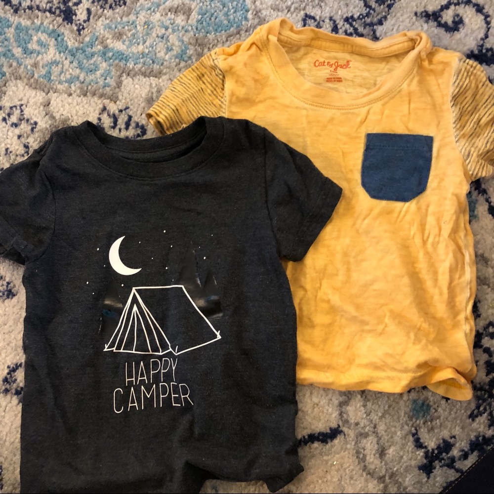 Target Two Cat and Jack toddler Boy 18m shirts